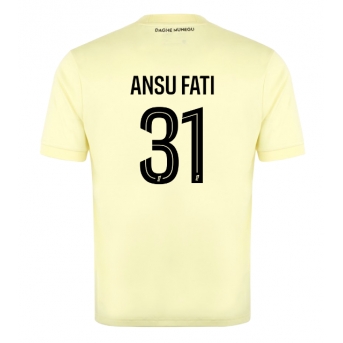 Billige Fotballdrakt AS Monaco Ansu Fati #31 Replika Tredjedrakt 2025-26 Kortermet